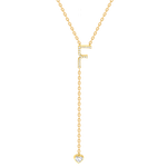 Load image into Gallery viewer, Initial Heart Lariat
