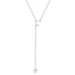 Load image into Gallery viewer, Initial Heart Lariat
