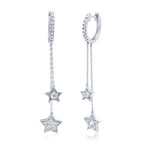 Load image into Gallery viewer, Double Star Earrings
