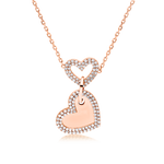 Load image into Gallery viewer, Linked-Hearts Necklace
