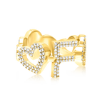 Load image into Gallery viewer, Linked-Hearts Ring
