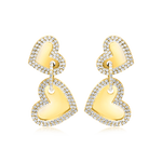 Load image into Gallery viewer, Linked-Hearts Earrings
