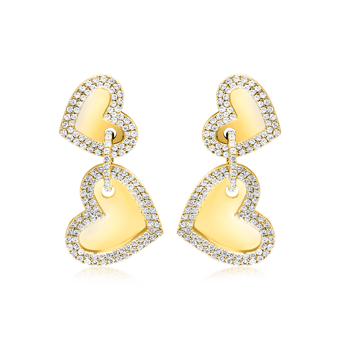 Linked-Hearts Earrings