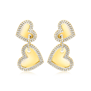 Linked-Hearts Earrings