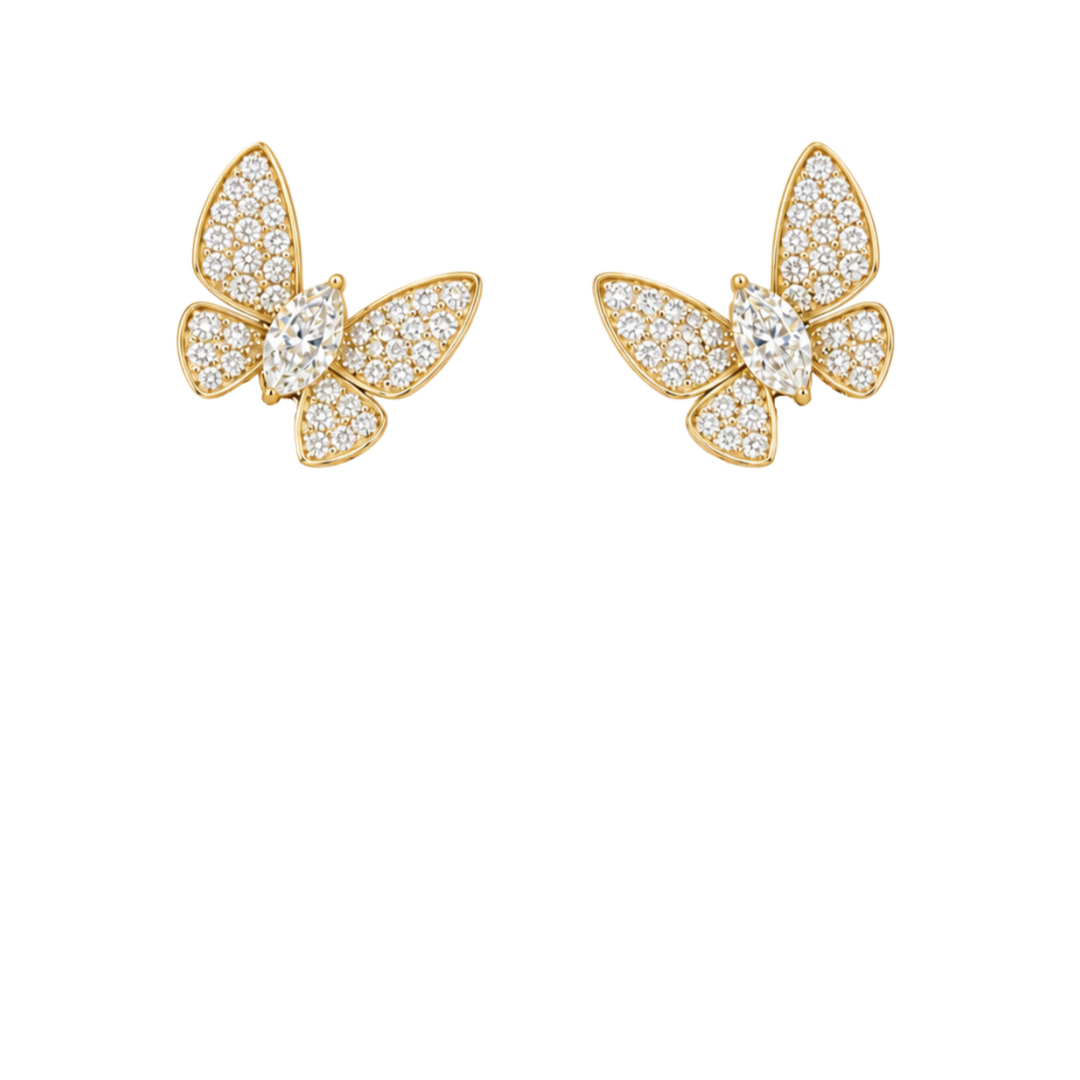 Butterfly Stud Earrings