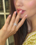 Load image into Gallery viewer, Linked-Hearts Ring

