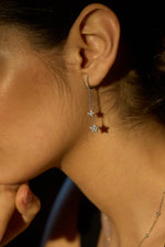 Load image into Gallery viewer, Double Star Earrings
