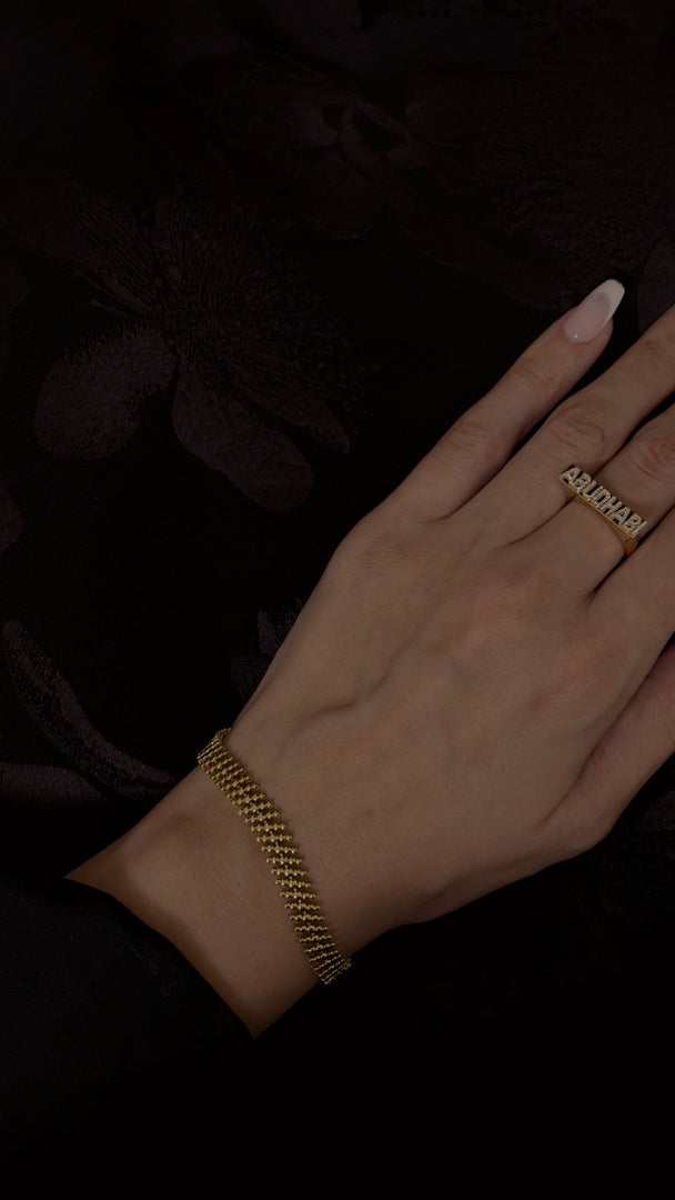Jawaher bracelet (full gold)