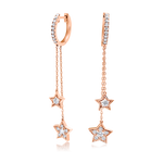 Load image into Gallery viewer, Double Star Earrings
