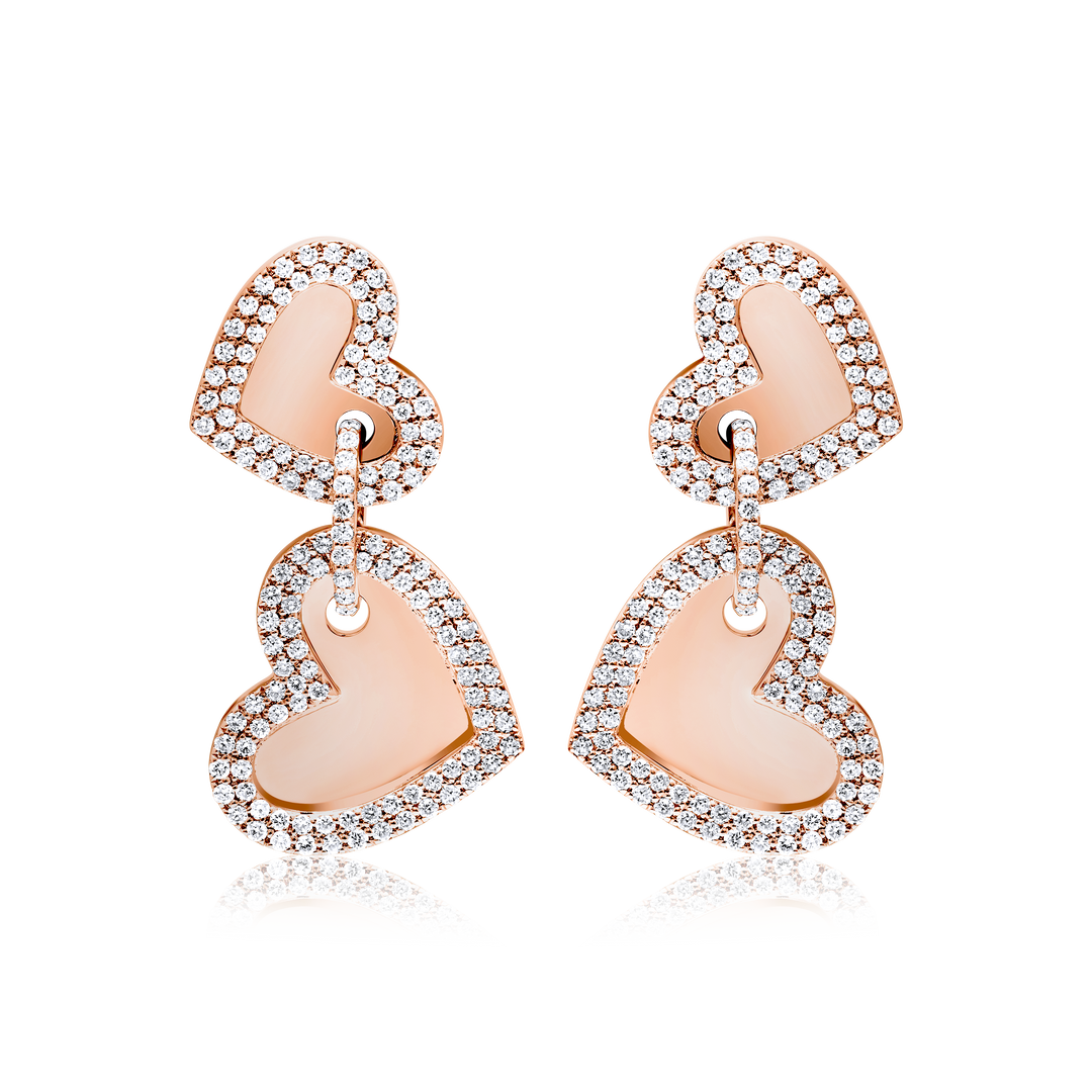 Linked-Hearts Earrings