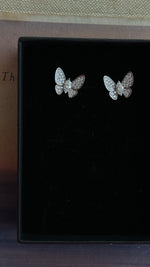 Load image into Gallery viewer, Butterfly Stud Earrings