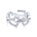 Load image into Gallery viewer, Linked-Hearts Ring
