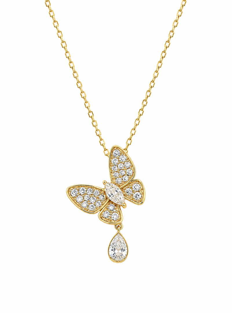 Butterfly necklaces