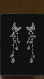 Load and play video in Gallery viewer, Butterfly Rain Earrings